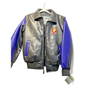 Men's Vintage CARTOON NETWORK Scooby-Doo Wear R U Bomber Jacket Polyfil Sz S NWT